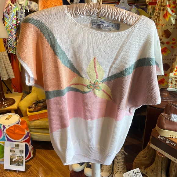 1980s Crochet Top - Picture 2 of 12